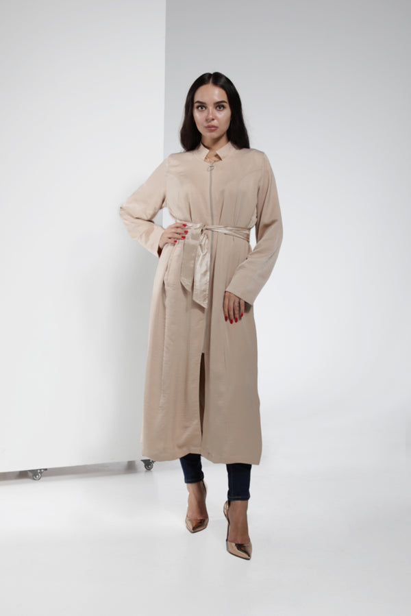 Ladies Long Coats - Beige | LL100