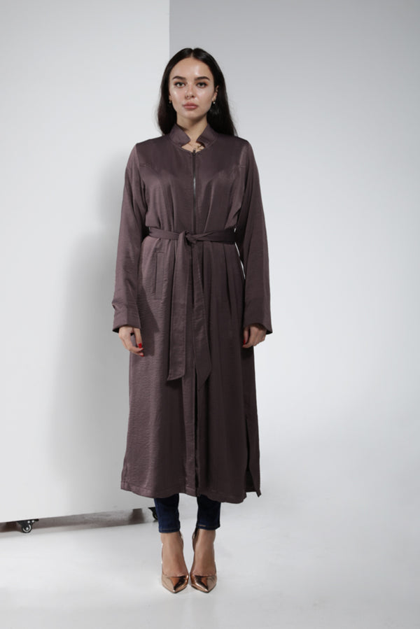 Ladies Long Coats - Brown | LL100
